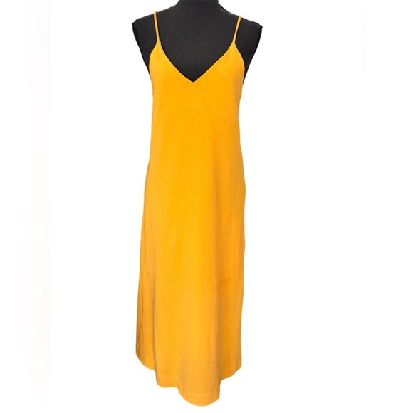 Zara Dresses & Skirts - Zara Orange/Yellow Spaghetti Strap Dress, Size M